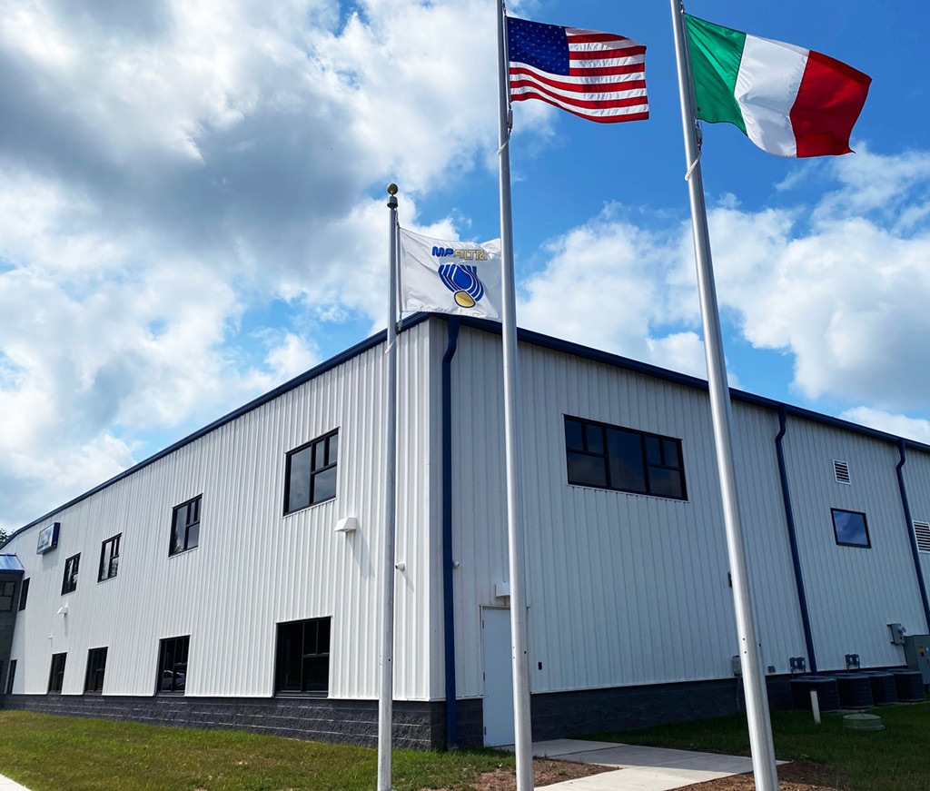 NEUER HAUPTSITZ IN DEN USA - MP Filtri