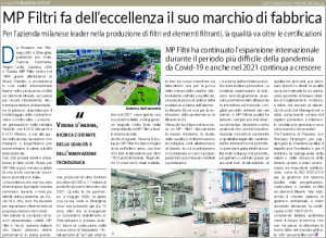 MP Filtri una compagnia che guarda sempre al futuro - MP Filtri