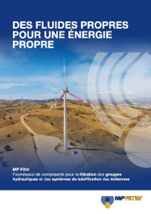 LA SOLUTION CONÇUE PAR MP FILTRI POUR L'ÉNERGIE EOLIENNE - MP Filtri