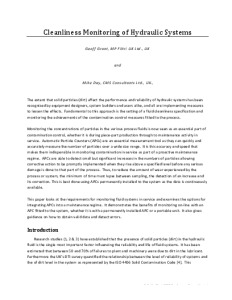 Connaitre les produits de surveillance de la contamination - MP Filtri