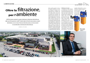 Au-delà de la filtration, pour l'environnement - MP Filtri
