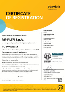 Quality, Environment & Certifications - MP Filtri