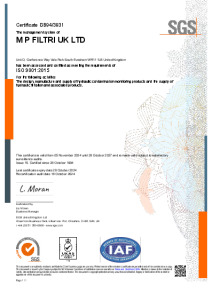 Quality, Environment & Certifications - MP Filtri