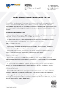 Qualità, Ambiente e Certificazioni - MP Filtri